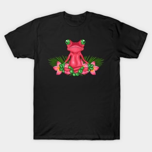 Tropical Frog Meditating T-Shirt